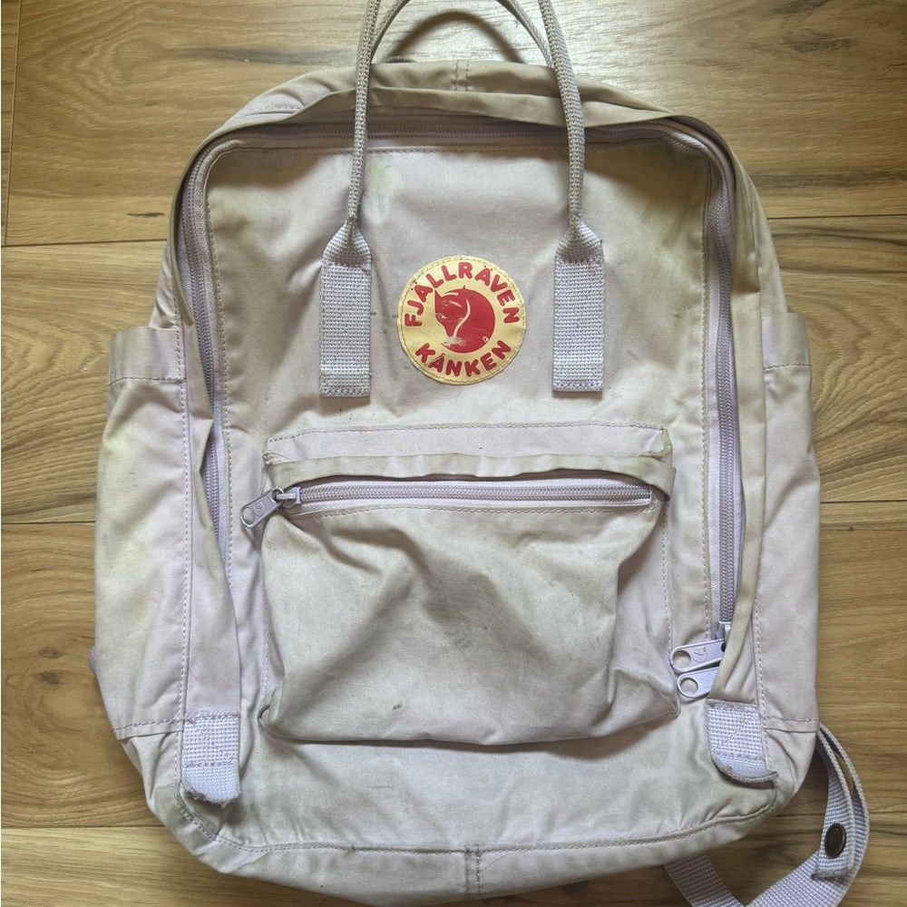 Pastel Lavender Fjallraven Kanken Classic Backpack W Laptop Sleeve